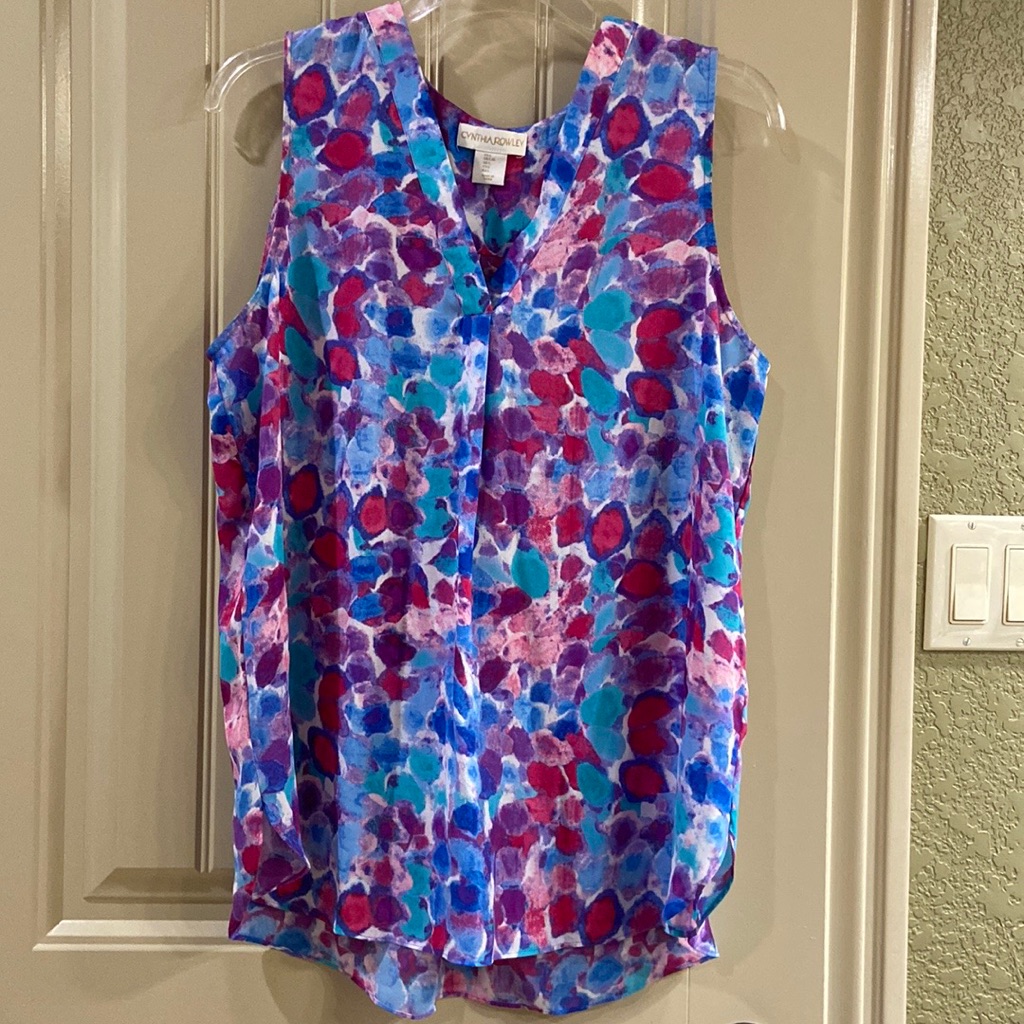 Pullover Tank By Cynthia Rowley Brand Euc